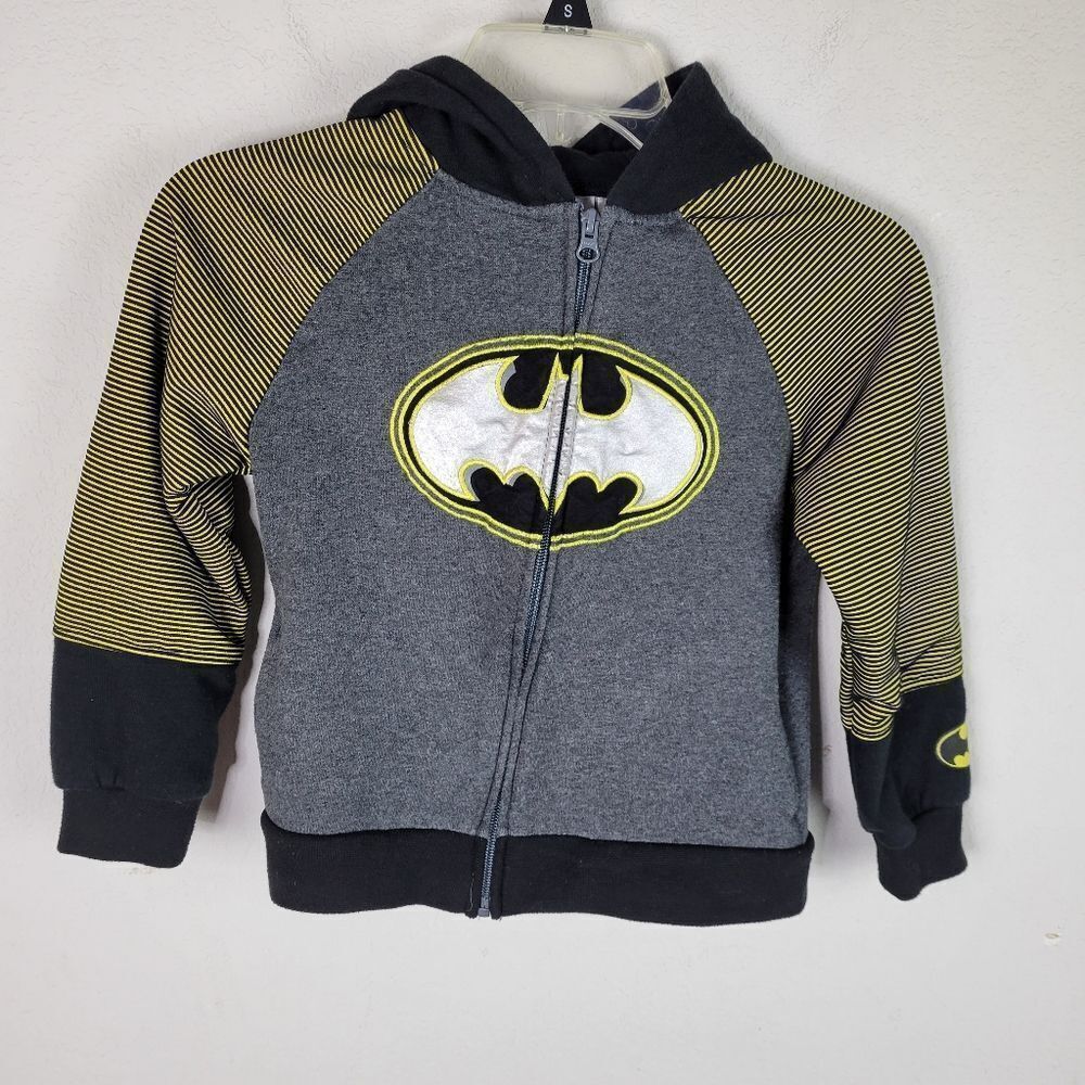 DC Comics Batman Zipper‎ Front Hooded Jacket